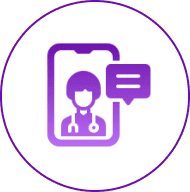 Telemedicine app icon with doctor avatar