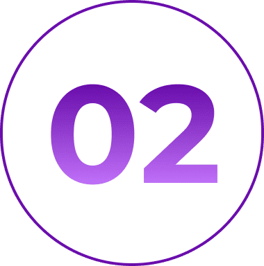 Gradient purple 02 in circle