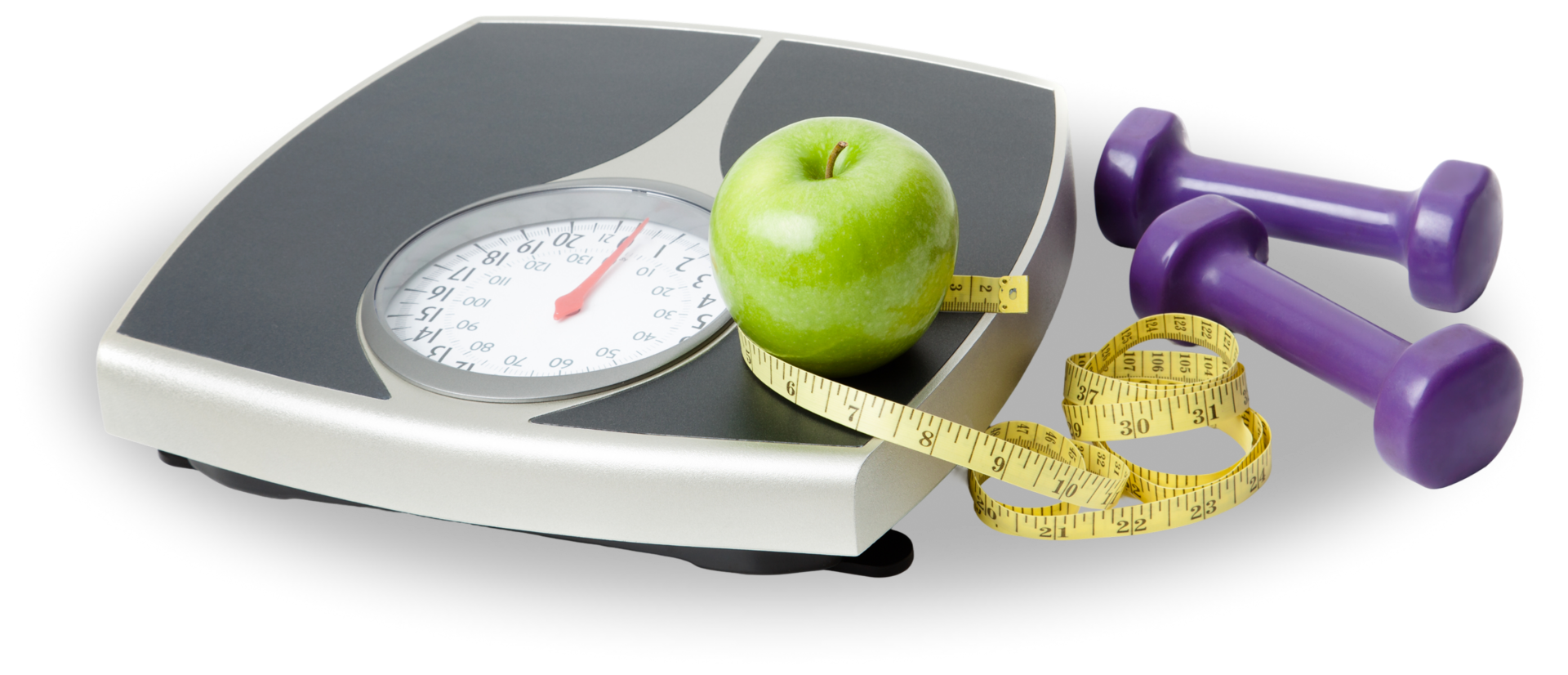 Healthy lifestyle essentials display