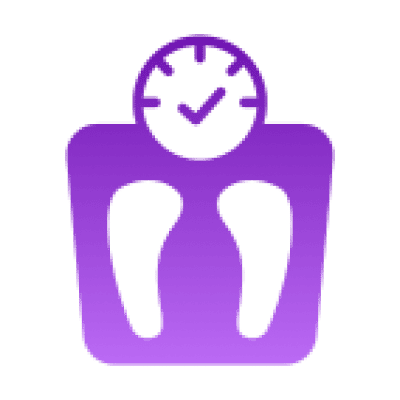 Fitness and weight management symbol